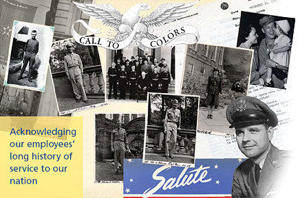 Acknowleging our employees' long history of service to our nation