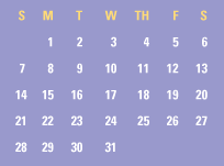 July Calendar