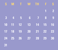 March Calendar