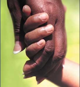 Holding hands image