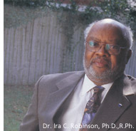 Photo of Dr. Ira C. Robinson, Ph.D., R.Ph.