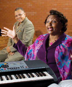 Ella Garner Jackson, R.N. and Bishop Ronnie C. Crudup, Sr.