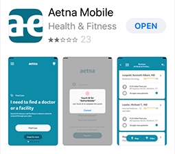 aetna mobile app for iphone and android aetna cigna mobile app flyer