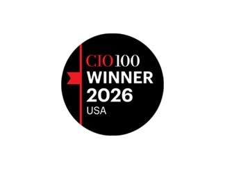 CIO 100 winner 2026 USA award logo