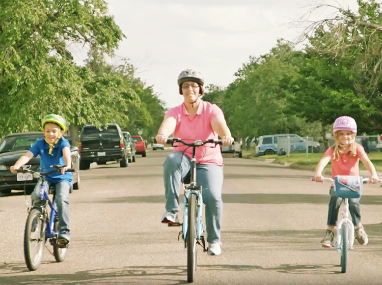 Nikki Flowers and her kids