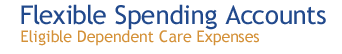Eligible Dependent Care Expenses